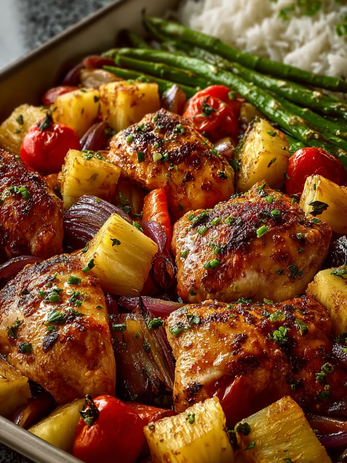 Hawaiian Chicken Sheet Pan First Image