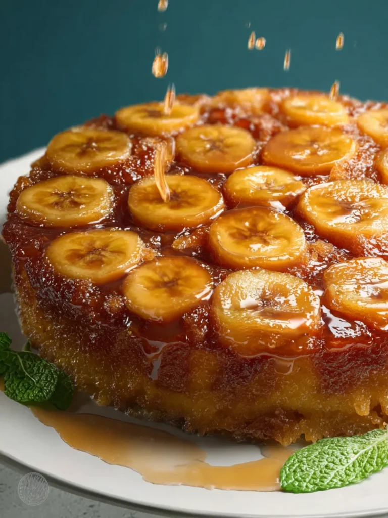 Banana Upside Down Cake First Image