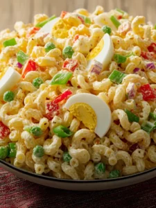 Creamy and Old Fashioned Classic Southern Macaroni Salad First Image