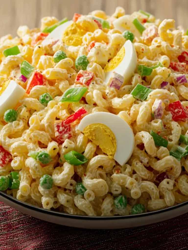 Creamy and Old Fashioned Classic Southern Macaroni Salad First Image