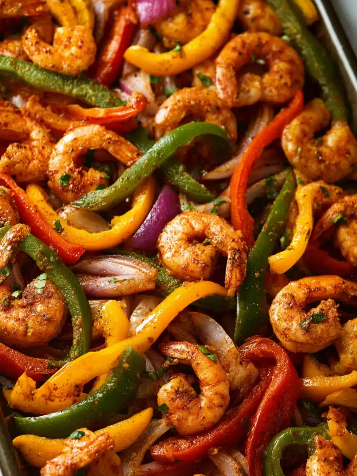 Sheet Pan Shrimp Fajitas First Image