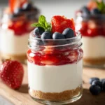 Healthier No-Bake Cheesecake in a Jar First Image