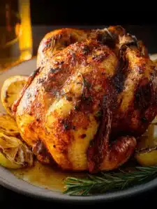 Juicy and Crispy Beer Can Chicken Recipe First Image